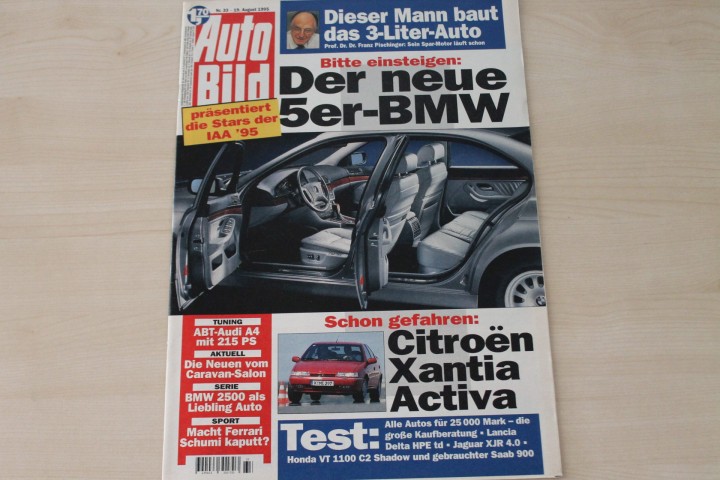 Deckblatt Auto Bild (33/1995)